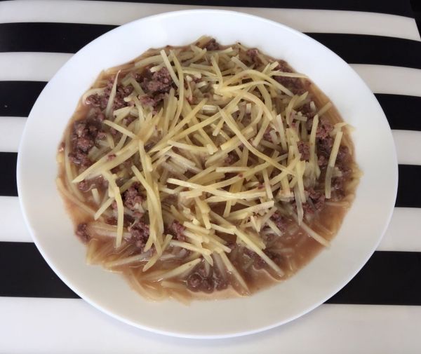 拌饭牛肉土豆丝