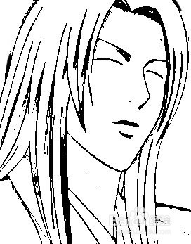 简笔画-如何画Q版人物银魂东城步的简笔画