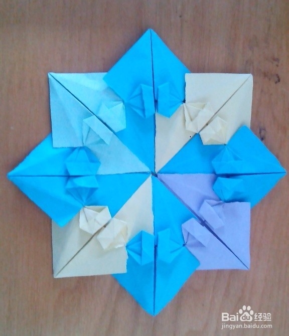 用纸折小花伞、装饰品、收纳盘