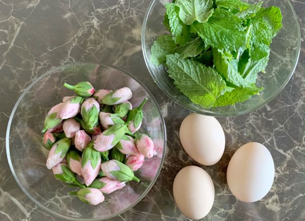 木槿花薄荷炒蛋