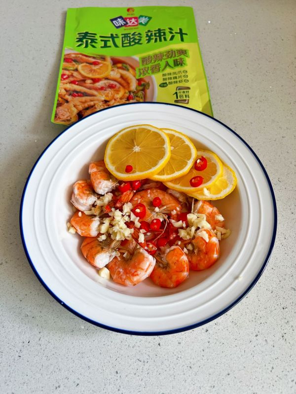 泰式柠檬酸辣虾