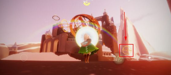 光遇霞谷彩虹下的蜡烛位置