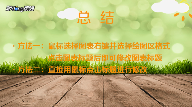 怎么重命名Excel图表