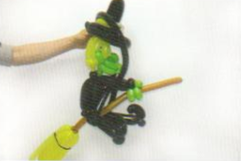 魔法气球造型系列之气球卡通公仔女巫（下）