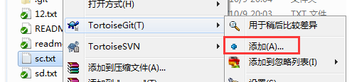 Tortoise及git操作步骤