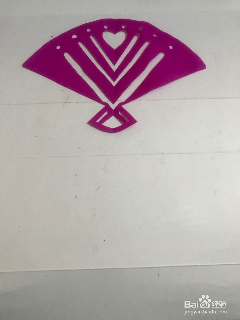 幼儿手工启蒙剪纸 怎样剪一把漂亮的折扇