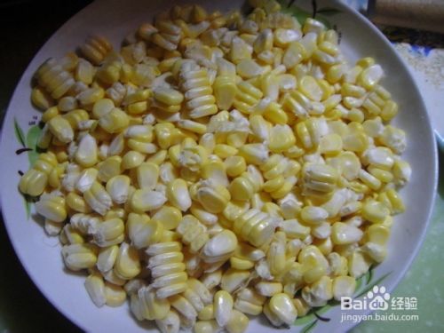 白领减肥食谱---炝炒玉米粒！