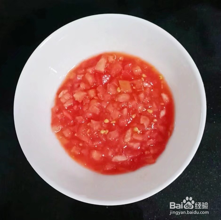 番茄鸡蛋饼的制作方法