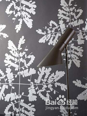 黑白壁纸打造时尚家居