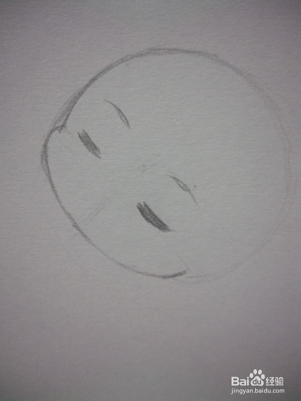 卡通Q版动漫人物头部和五官手绘线稿教程