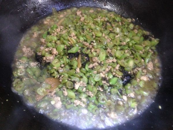 榄菜肉沫四季豆