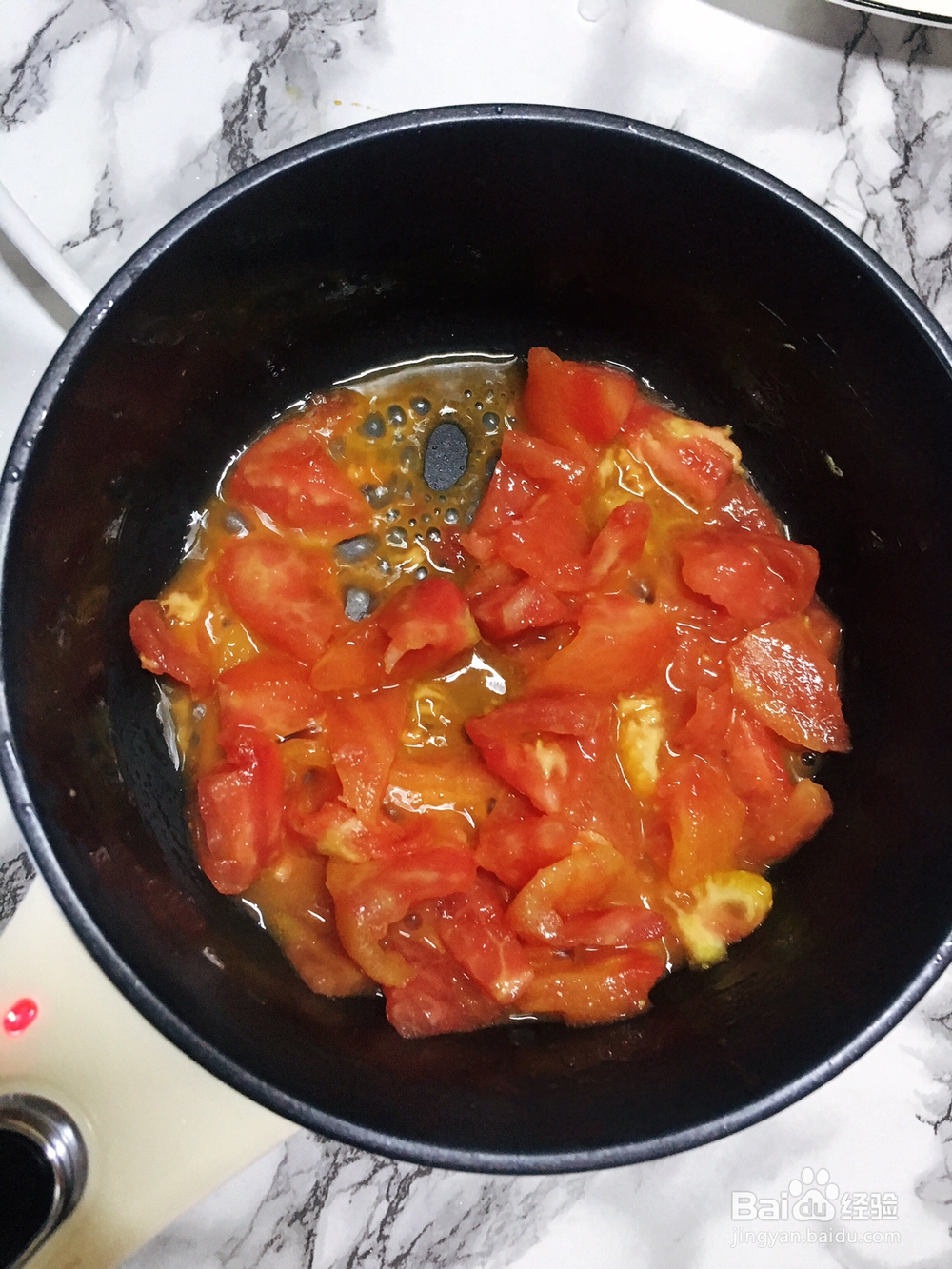 小孩子超喜欢的番茄鸡蛋火腿肠意面