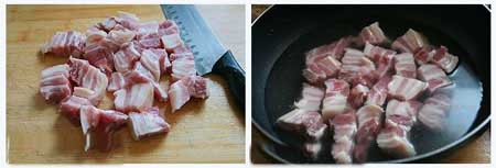 萝卜炒红烧肉的做法