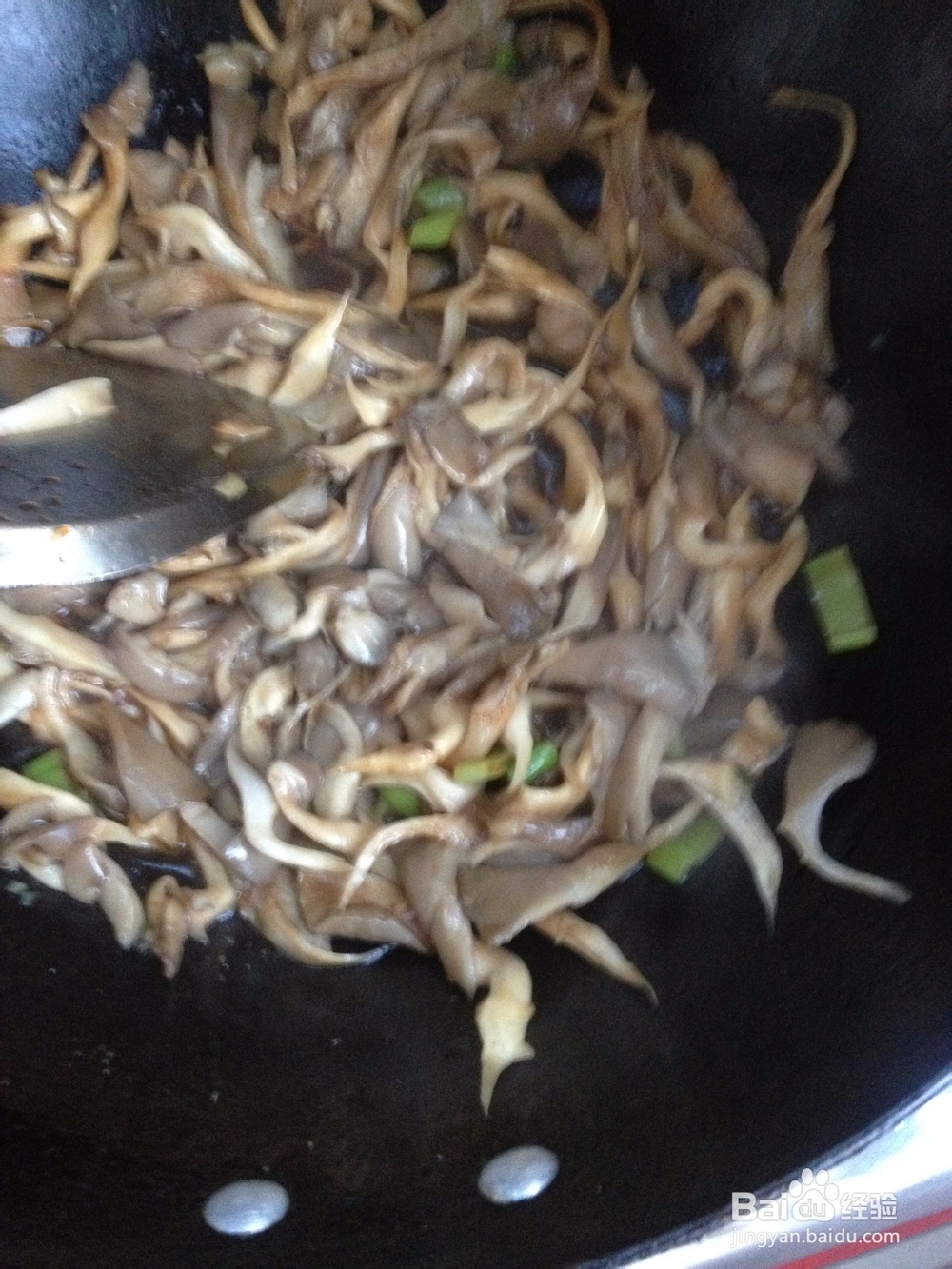 素炒平菇的做法