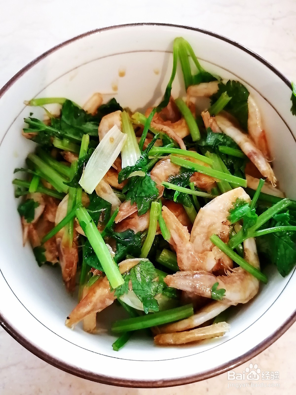 虾皮拌香菜怎么烧