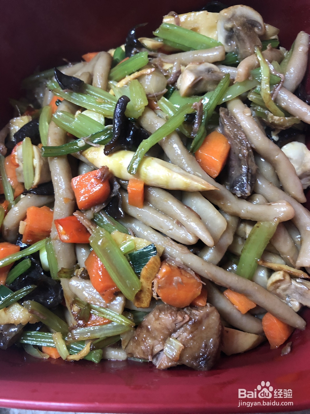 孩子爱吃的酸菜炒莜面