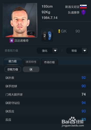 FIFA OL3新版队魂赛季球员推荐(替补上篇)