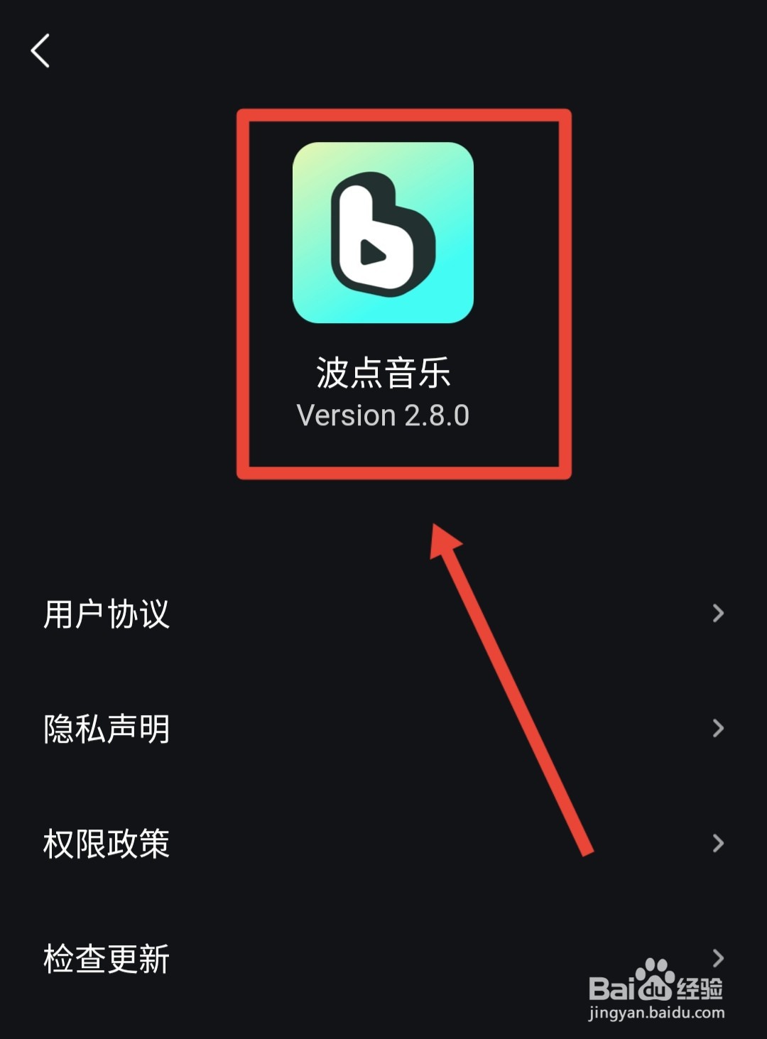 如何查看波点音乐版本