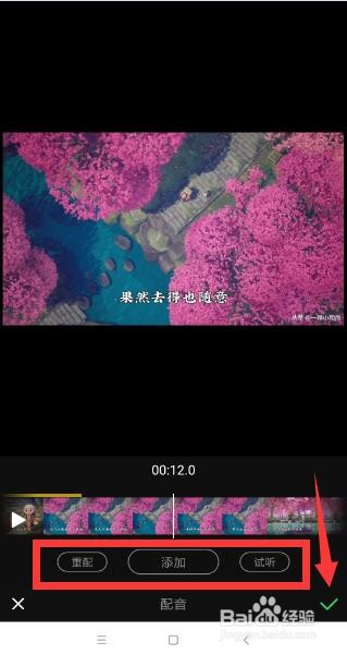 视频怎么添加配音 视频后期处理加背景声音方法