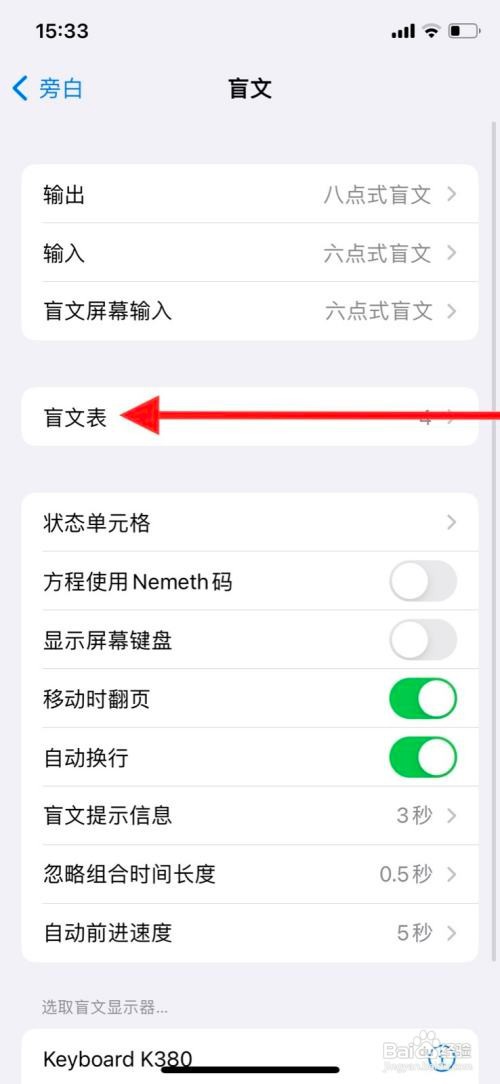 苹果手机增添旁白“法语”盲文表