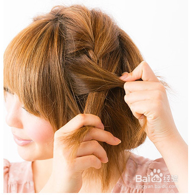 短发编发甜美编发更接地气儿