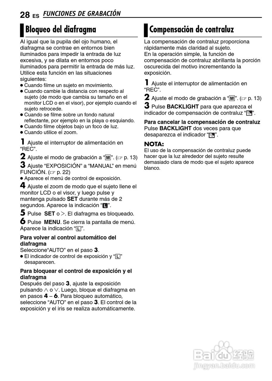 JVC GR-D347U DIGITAL VIDEO CAMERA摄像机说明书:[8]