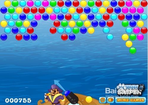 海盗玩泡泡龙小游戏怎么玩？