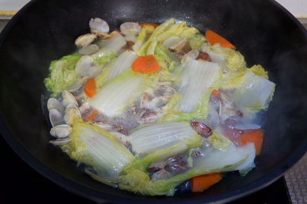 上汤花蛤娃娃菜