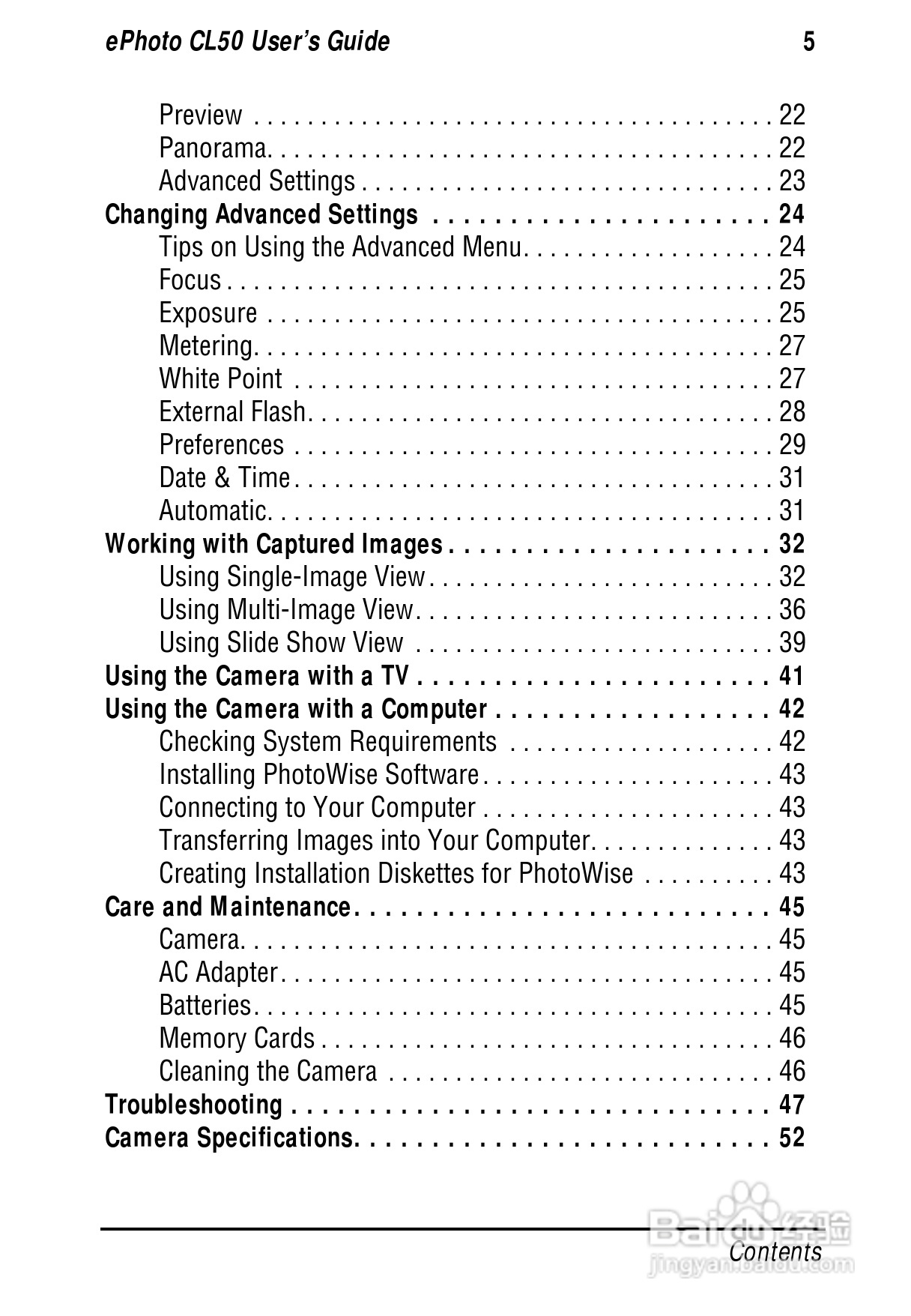 爱克发ephoto CL50数码相机说明书:[1]