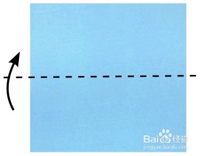 海蓝色热带鱼底折纸