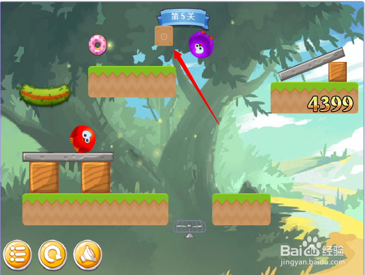 小游戏泡泡鸟历险记2第5关