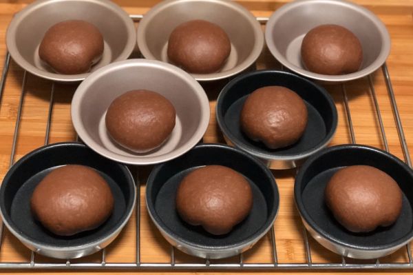 卡仕达酱巧克力可可面包