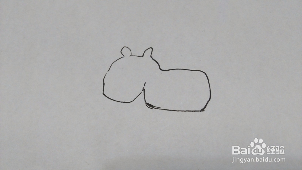 简笔画的马是怎么画的