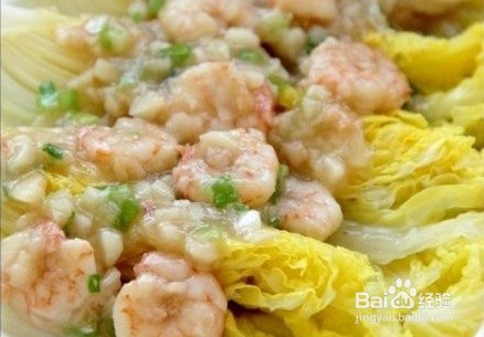 蒜蓉虾仁娃娃菜怎么做