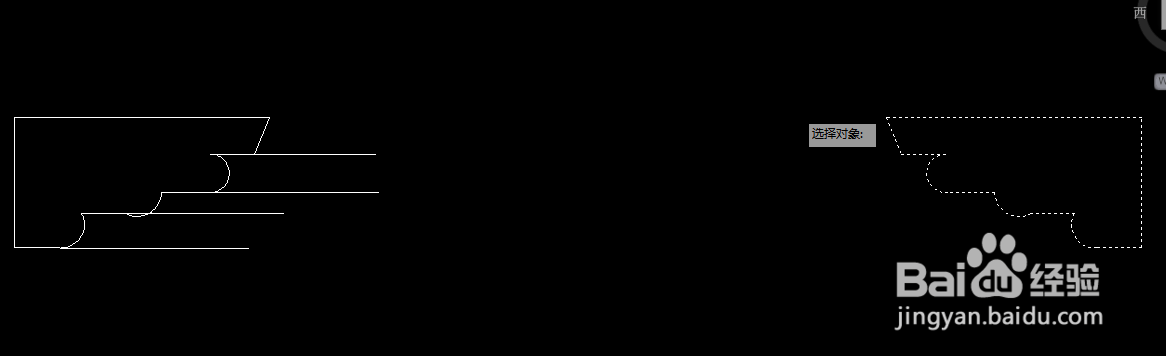 CAD中EX延伸命令如何操作