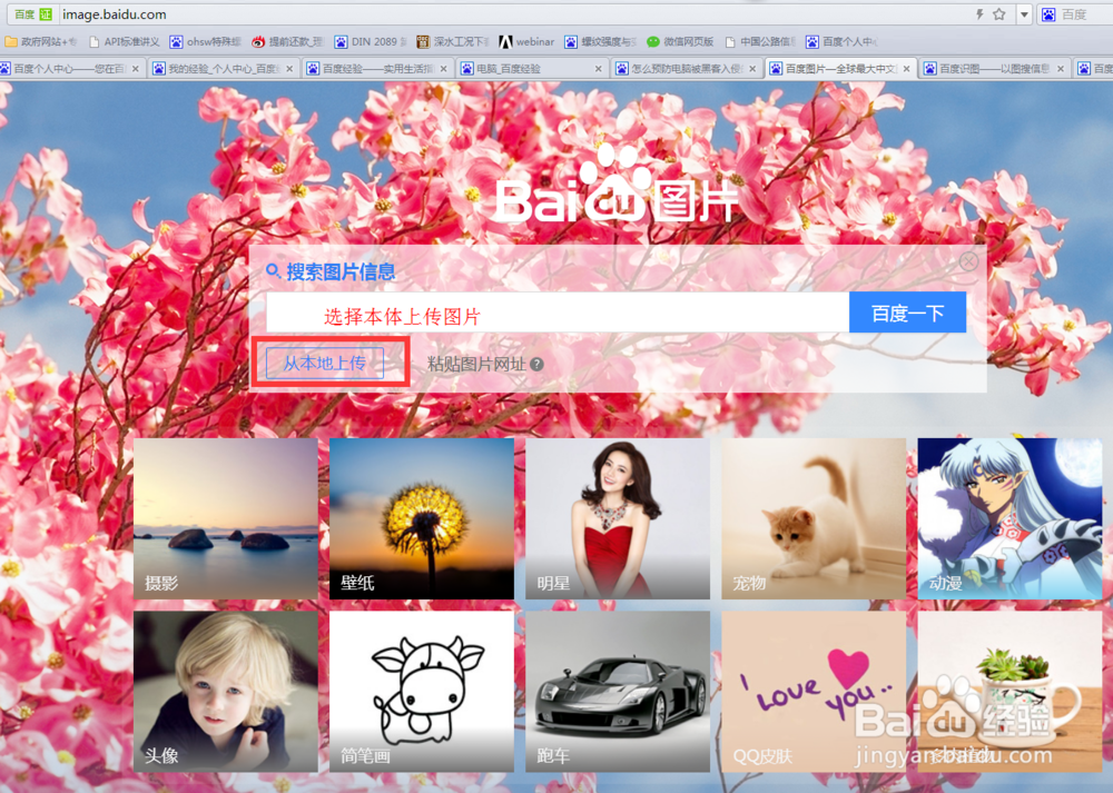 百度图片搜索新功能——用图片搜索图片和信息
