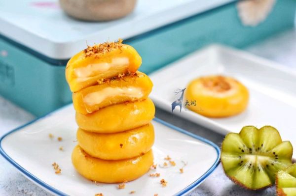 芝心红薯桂花饼