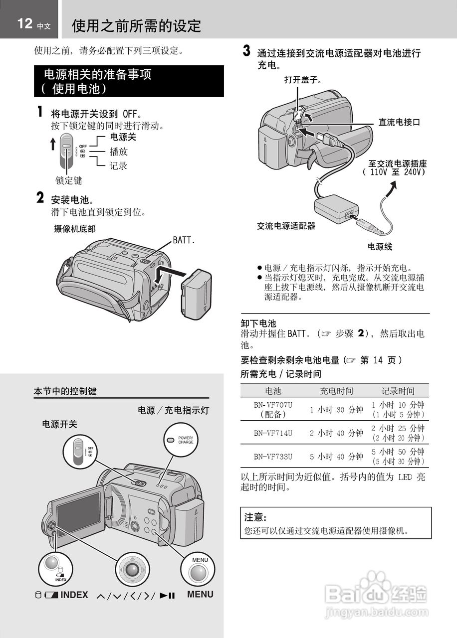 JVC GZ-MG21AC数码摄像机说明书:[2]