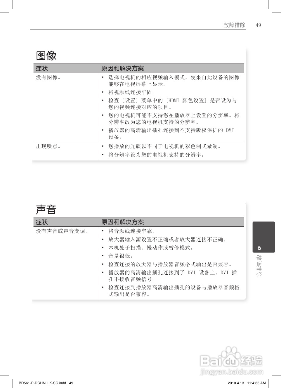 LG BD560蓝光播放器使用说明书:[3]