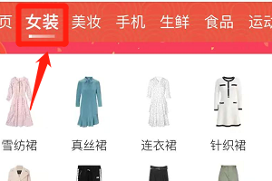 京东怎么搜索女装？