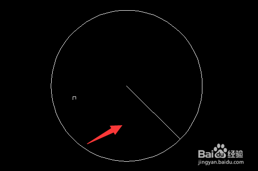 cad中左圆的内接正方形