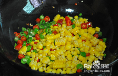 青辣椒炒玉米