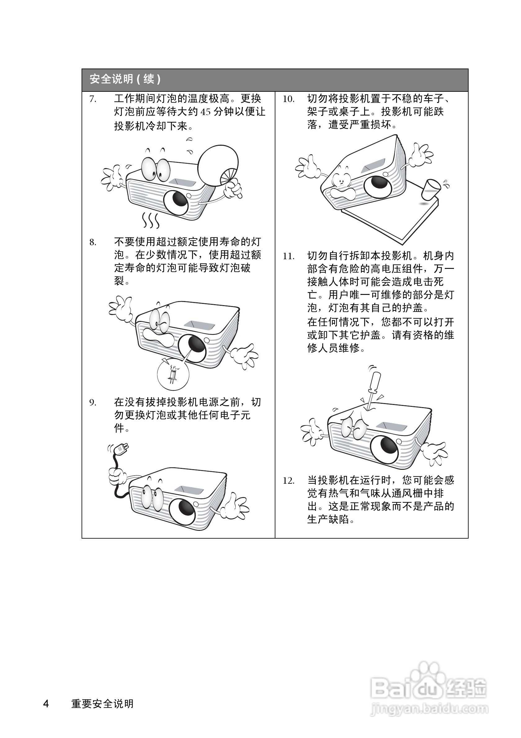 明基MP623投影仪使用说明书:[1]