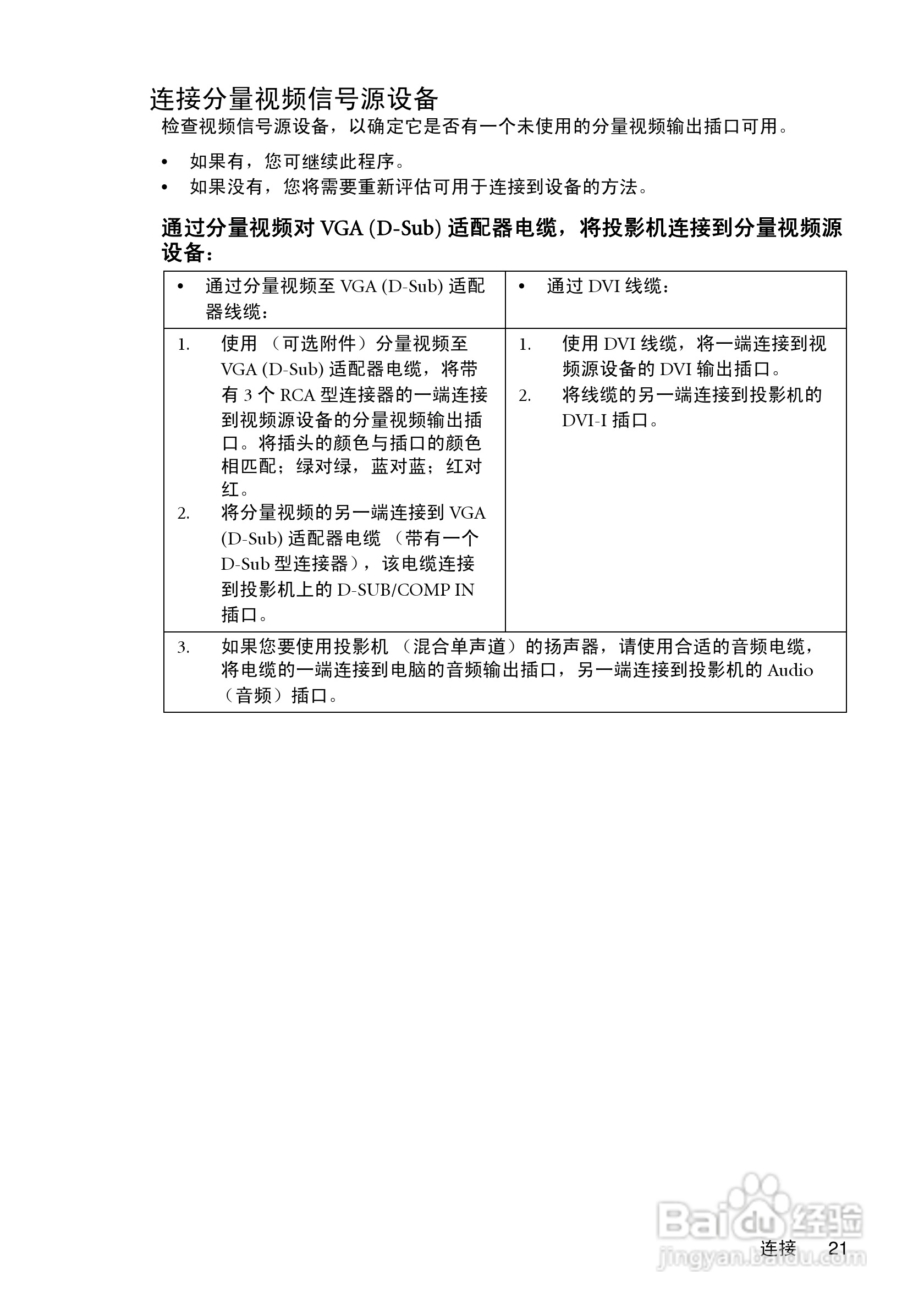 明基MP620c投影仪使用说明书:[3]