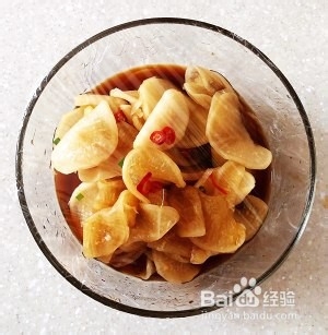 食补养生糖醋白萝卜的做法
