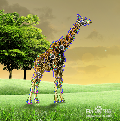 ps 操控变形修改图形