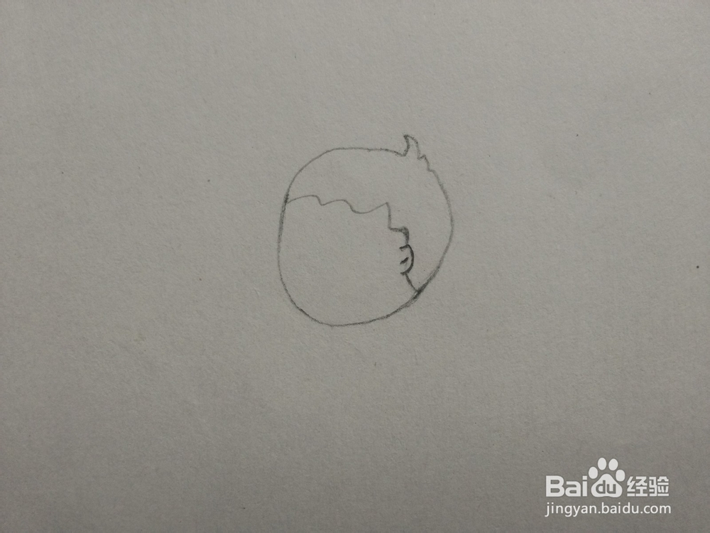 简笔画——怎么画小男孩放鞭炮