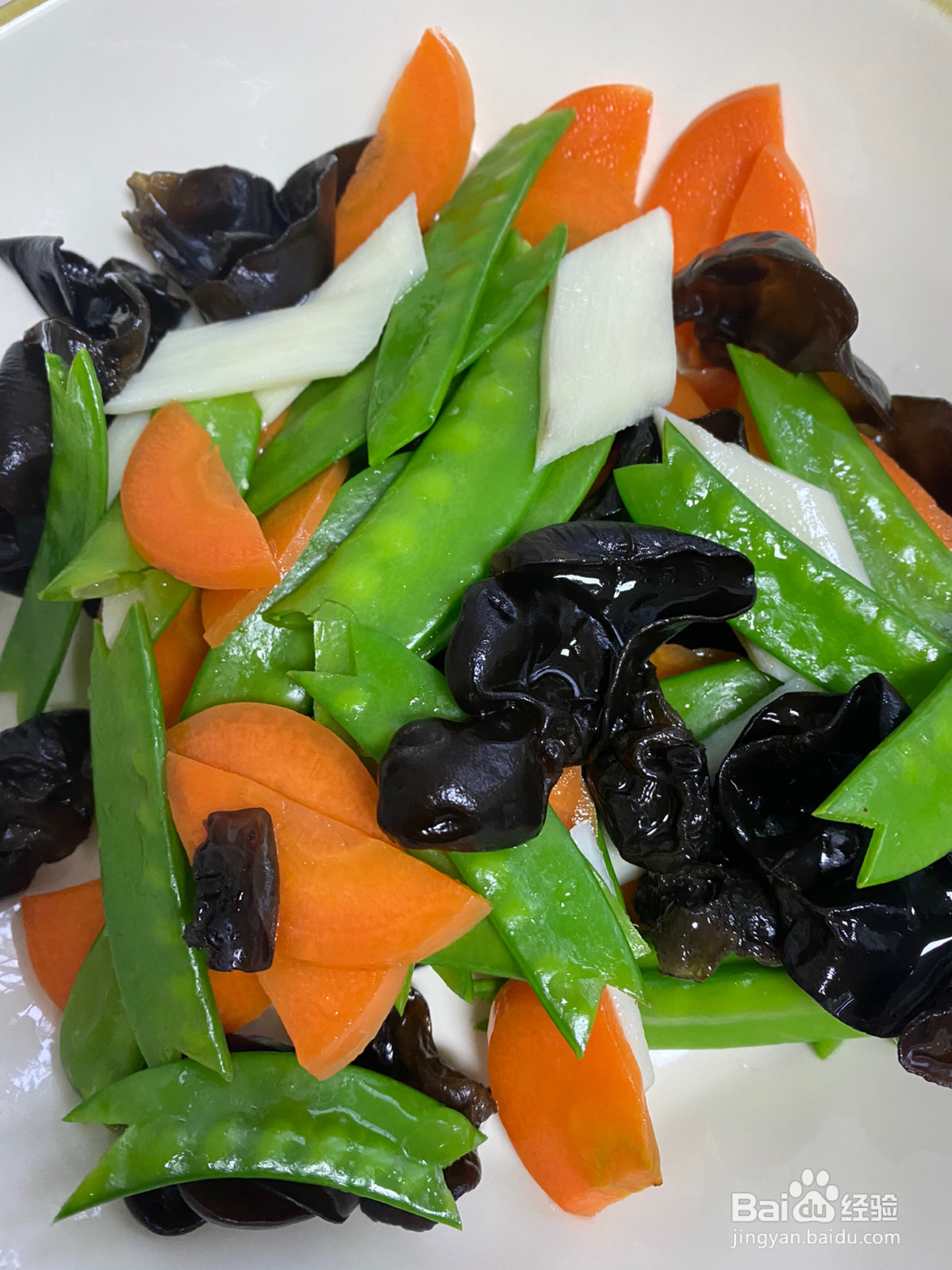 虾仁炒荷兰豆的做法