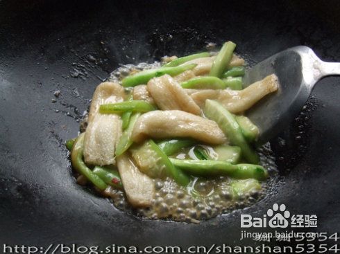 竹笙扒胜瓜的做法