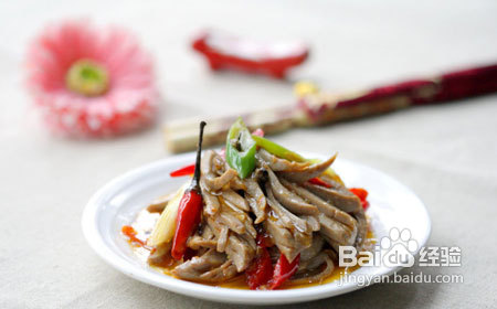 小儿健脾开胃泡椒腰花的做法